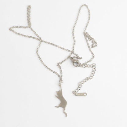 Hang In There Kitty Necklace