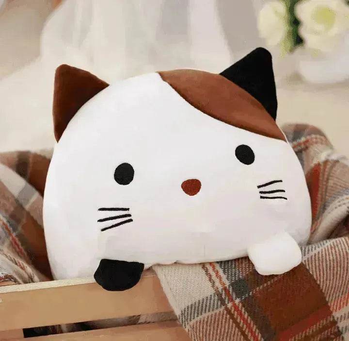 Kawaii Plush Cat Pillow