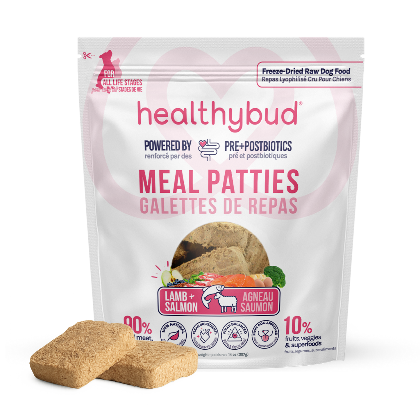 Lamb+Salmon Meal Patties