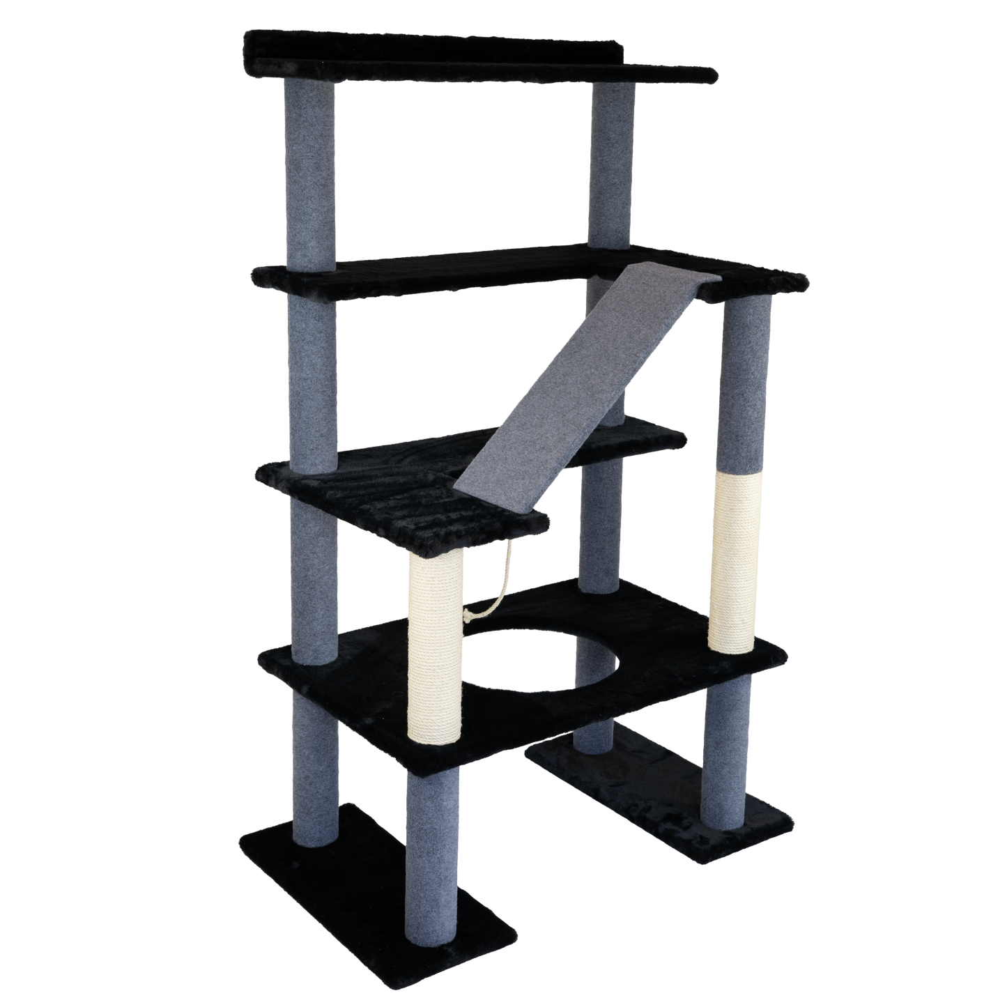 Maine Coon 65" Cat Tower - 4-Level Cat Tree