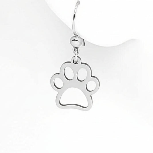 Paw Print Cut-Out Earrings