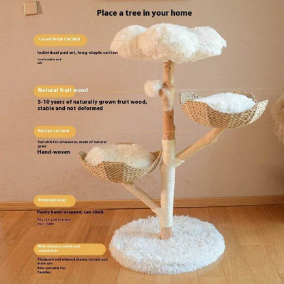 White Plush Cat tree