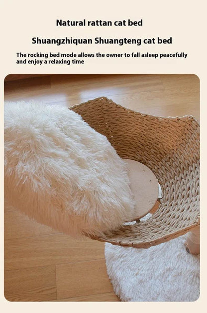 White Plush Cat tree