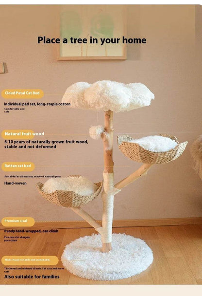 White Plush Cat tree