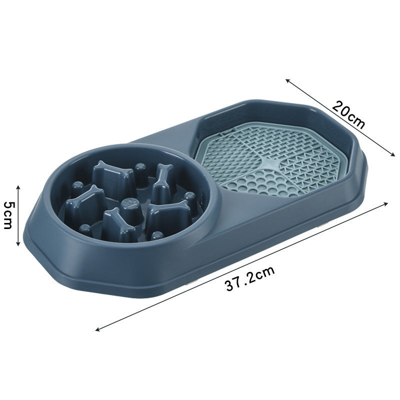 Slow Feeder Dog Bowl – Anti-Gulping, Durable Puzzle Bowl for Healthy Eating & Bloat Prevention