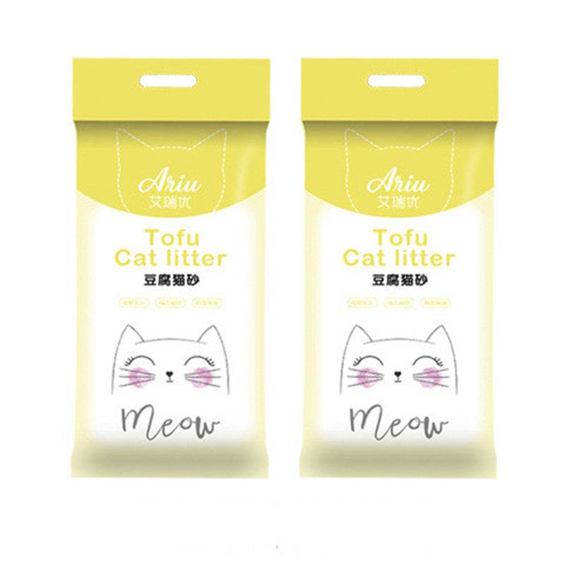 Original Flavor Tofu Cat Litter Low Dust Fast Clumping Deodorizer