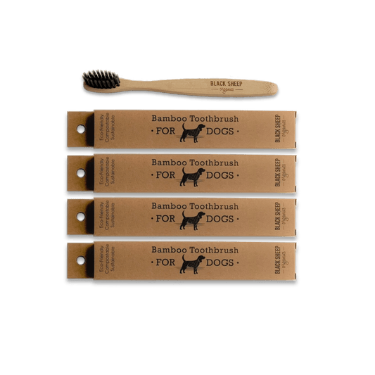 Bamboo Dog Toothbrush 4 Pack