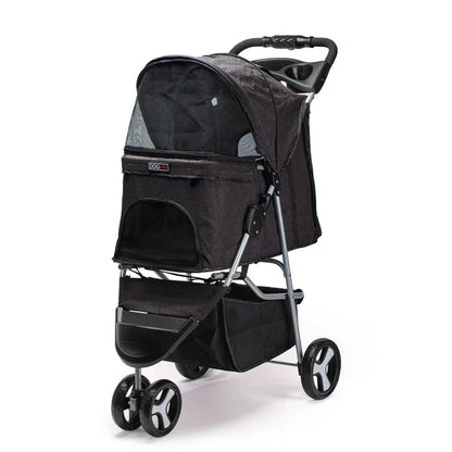 3 Wheel Pet Stroller for Cats and Small Dogs