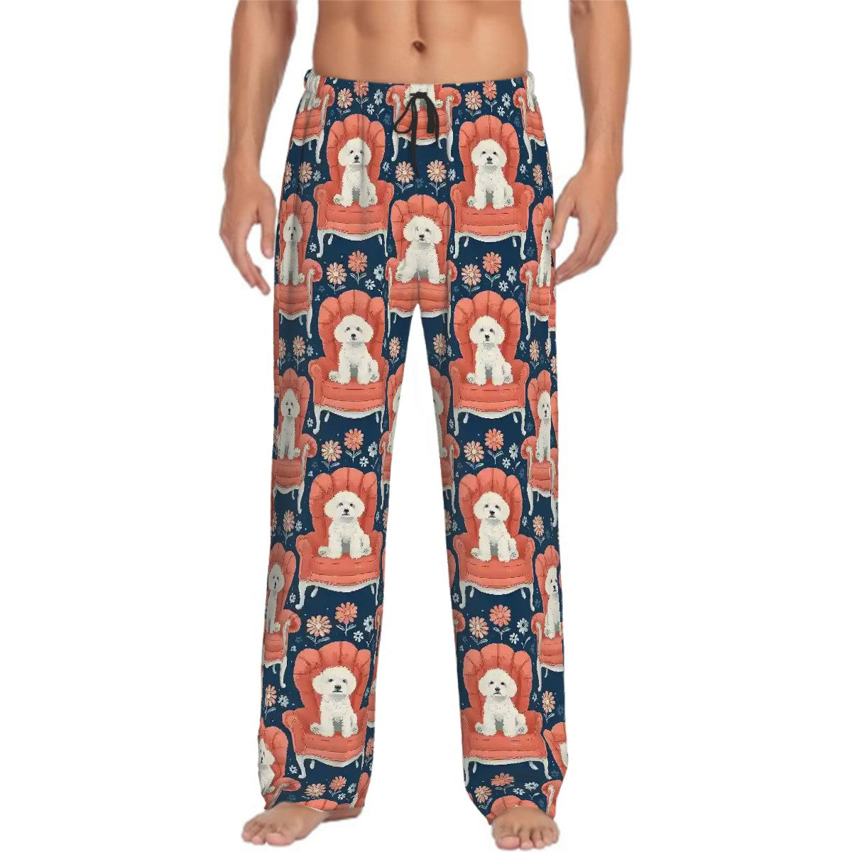 Poodle Pajama Pants for Men