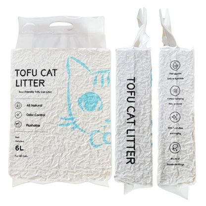 Tofu Cat Litter Mixed Original Flavor green tea