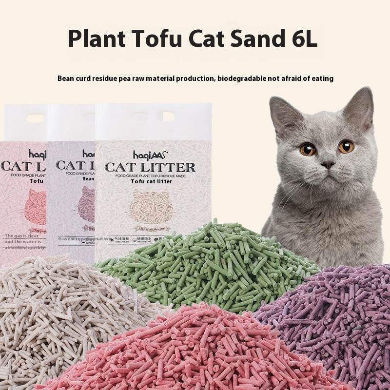 Original Soyabean Tofu Cat Litter Green Tea Mixed Plant