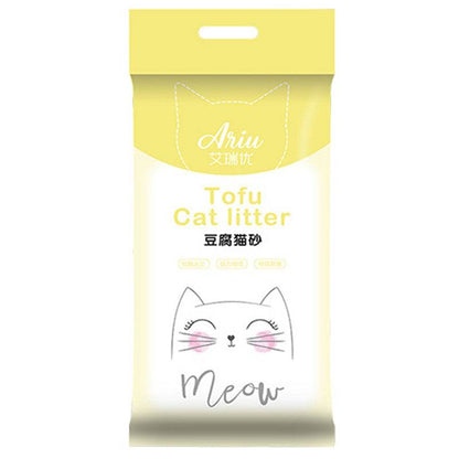 Original Flavor Tofu Cat Litter Low Dust Fast Clumping Deodorizer