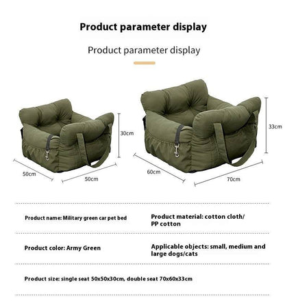 Safety Pet Cat dog car bed seat