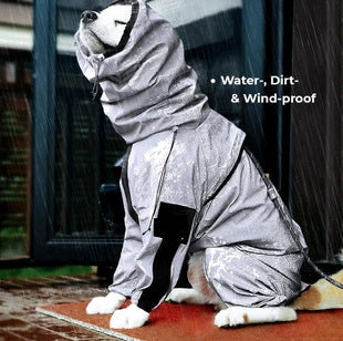 Waterproof Coat Dog Pet Reflective Rainproof Raincoat