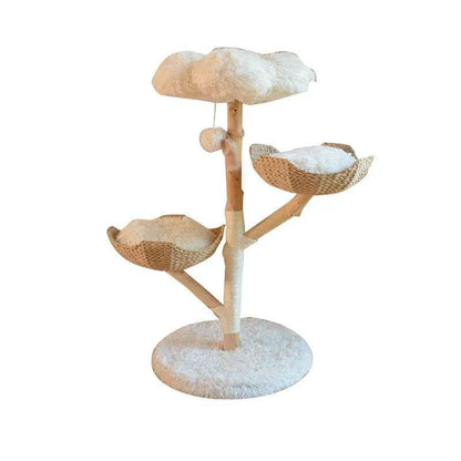 White Plush Cat tree