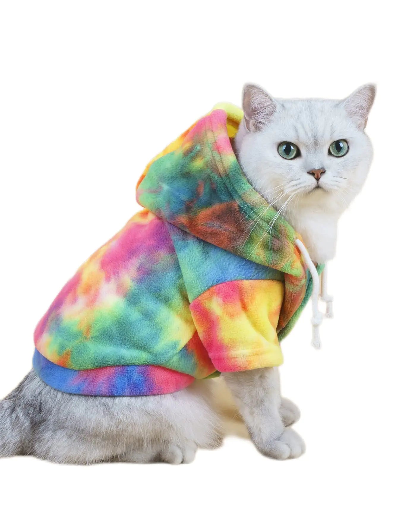 Tie Dye Hoodie for Cats and Dogs