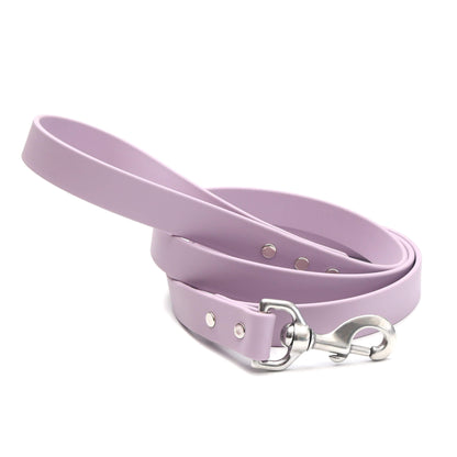 purple waterproof dog leash with buckle