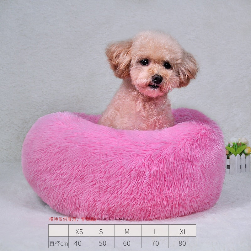 Pet Calming Donut Bed