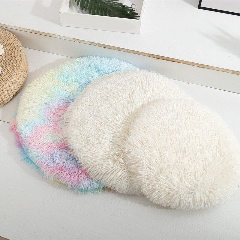 Round Plush Pet Bed