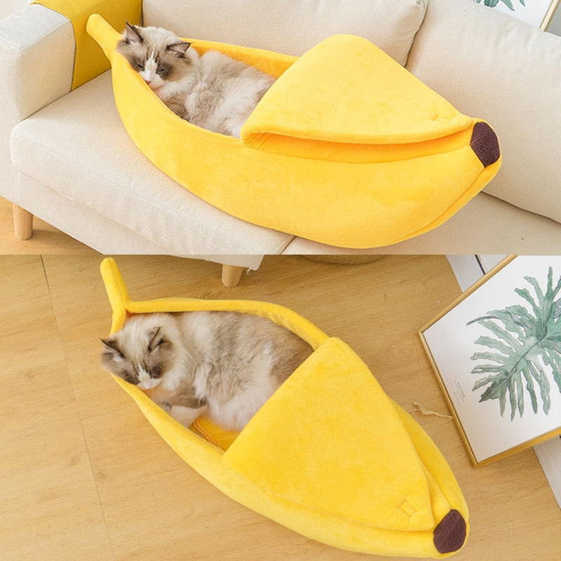 Banana Cat Bed / Dog Banana Bed